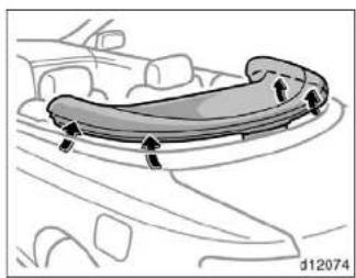 TOYOTA Solara (2000) - —Lowering the convertible top - 10