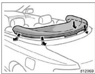 TOYOTA Solara (2000) - —Lowering the convertible top - 5