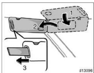 Diagram showing three labeled mechanical components with arrows indicating motion or movement, possibly illustrating a motion or assembly process.