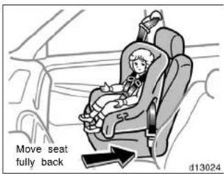Move seat fully back d13024