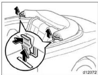 TOYOTA Solara (2000) - —Lowering the convertible top - 8