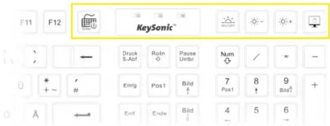 KeySonic KSK-8031INEL - Inbetriebnahme - 1