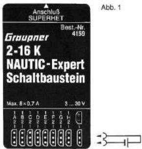GRAUPNER MC-15 - Anschluß - 1