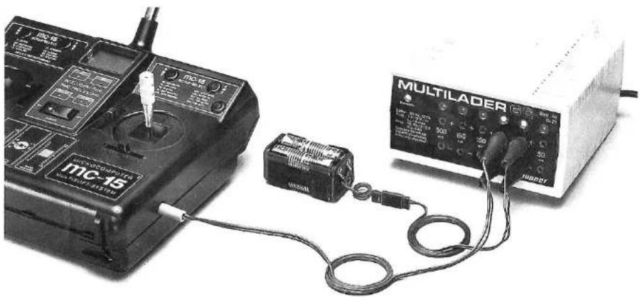 GRAUPNER MC-15 - Laden der Empfängerbatterie - 1