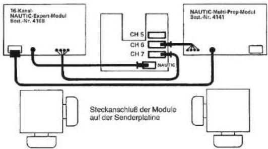 GRAUPNER MC-15 - Kombination NAUTIC-Multi-Prop- und Expert-Modul - 4