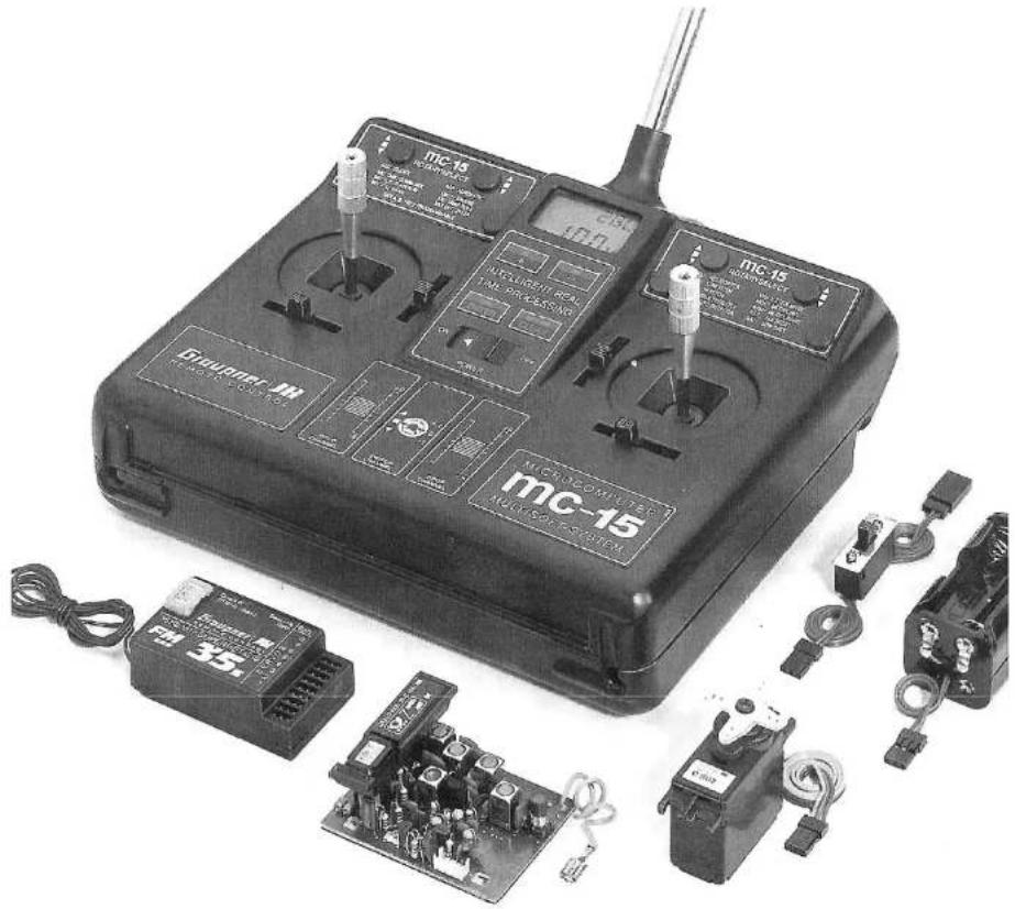 GRAUPNER MC-15 - Durch Spitzentechnologie optimiertes 14-Kanal-Multisoft-Fernlenksystem mit ROTARYSELECT-Programmiertechnik - 1