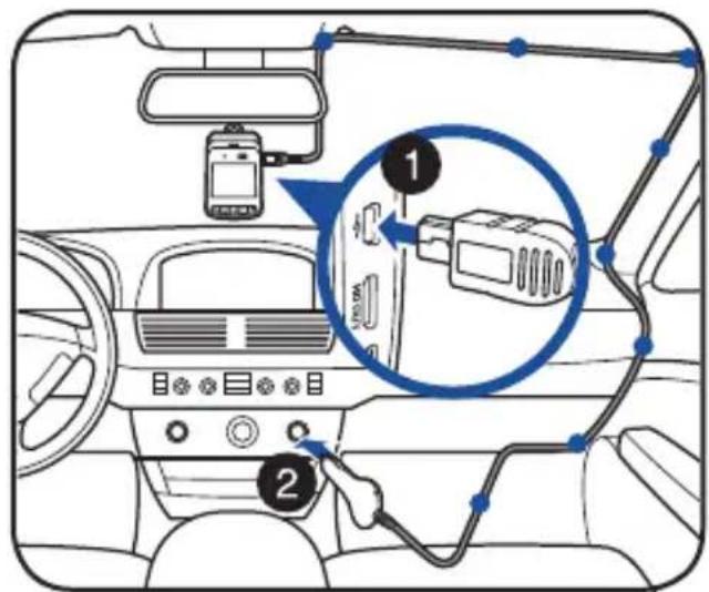 ASUS RECO Classic Car Cam - Anschließen Ihres Car Camcorders - 1