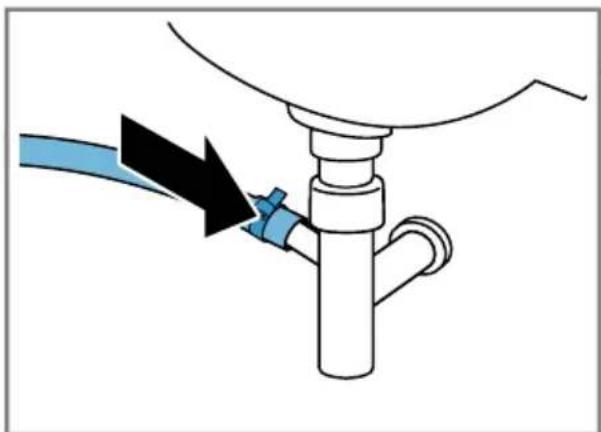 BOSCH WAN282H2 - Wasserablaufschlauch am Siphon reinigen - 3