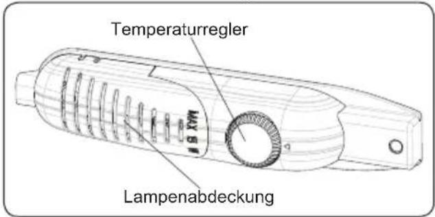 Temperaturregler Lampenabdeckung