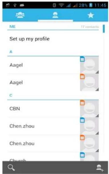 Mobistel Cynus E6 - Contacts - 1