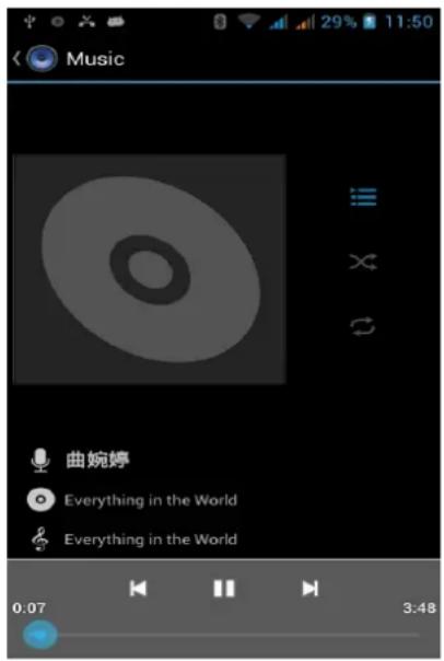 Mobistel Cynus E6 - Music - 1