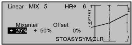 Linear - MIX 5 HR 6 Mixanteil Offset 0% + 25% + 50% STOASYSYMLCLR
