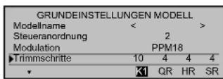 GRAUPNER MC-22 - - Menüeinstellungen - 7
