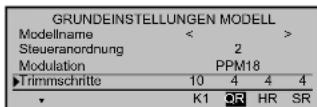 GRAUPNER MC-22 - - Menüeinstellungen - 9