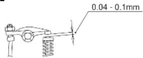 YS FZ53 - TAPPET CLEARANCE ADJUSTMENT - 1