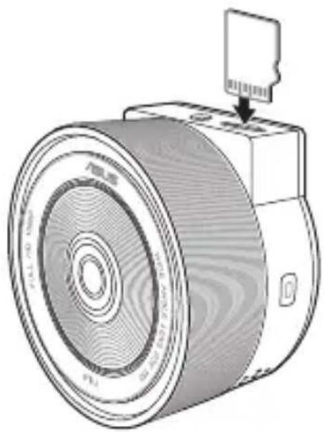 ASUS RECO Smart Cam - 安裝 / 移除 micro SD 記憶卡 - 1