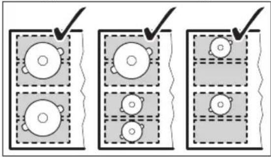 AEG IKS6447BXB - FlexiBridge Standardmodus - 2