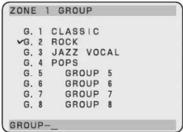 ZONE 1 GROUP G. 1 CLASSIC ✓G. 2 ROCK G. 3 JAZZ VOCAL G. 4 POPS G. 5 GROUP 5 G. 6 GROUP 6 G. 7 GROUP 7 G. 8 GROUP 8 GROUP-_