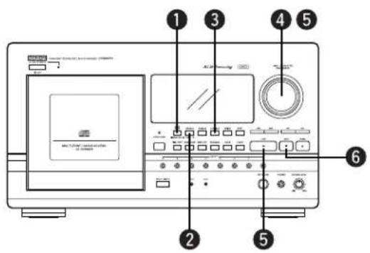 Labeled diagram of an electronic device with numbered components for identification