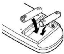 DENON DCM-5000 - Inserting the dry cell batteries - 2