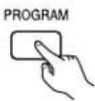 DENON DCM-5000 - Press the PROGRAM button. - 2