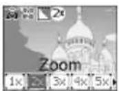 MITSUBISHI M900 - To select the zoom setting - 1
