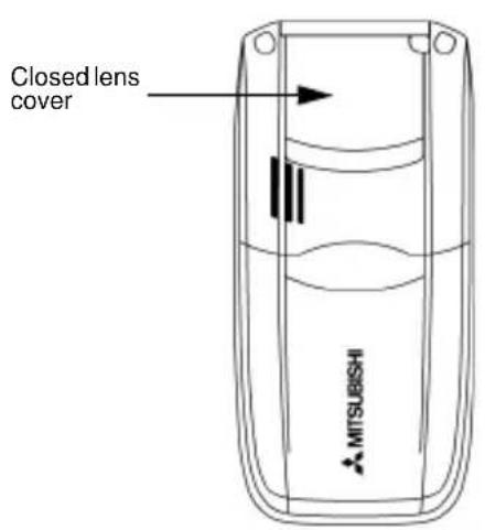 Closed lens cover MITSUBISHI