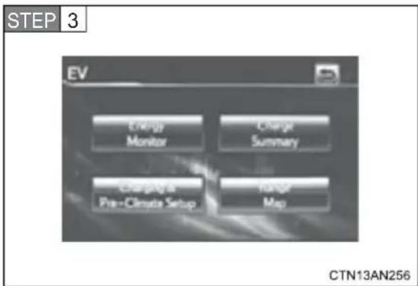 STEP 3 EV Energy Monitor Change Summary Charge Analysis Pre-Climate Setup Range Map CTN13AN256
