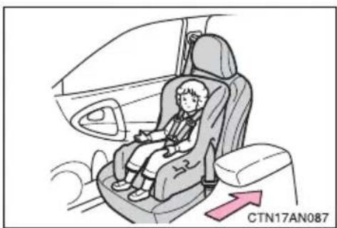 TOYOTA RAV4 EV (2013) - ■When installing a child restraint system - 2
