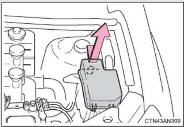 TOYOTA RAV4 EV (2013) - Motor compartment - 1