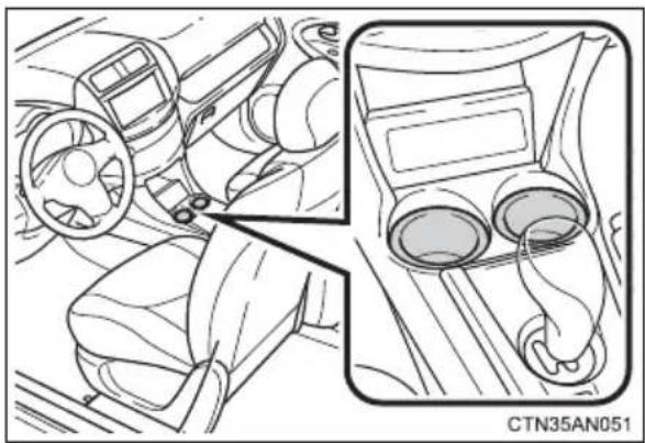 TOYOTA RAV4 EV (2013) - Cup holders - 1