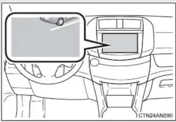 TOYOTA RAV4 EV (2013) - 2-4. Using other driving systems Rear view monitor system - 1
