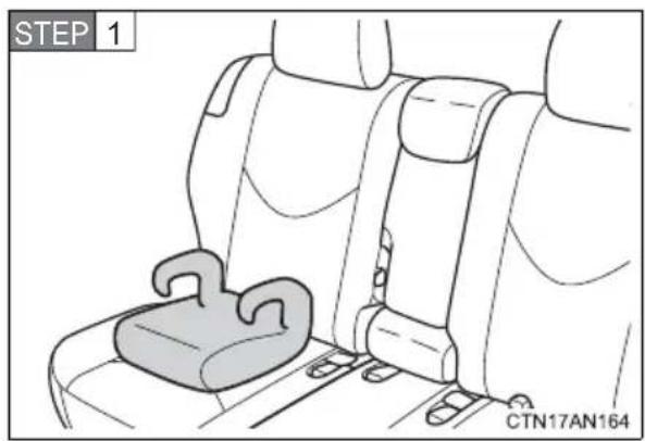 TOYOTA RAV4 EV (2013) - ■ Booster seat - 1