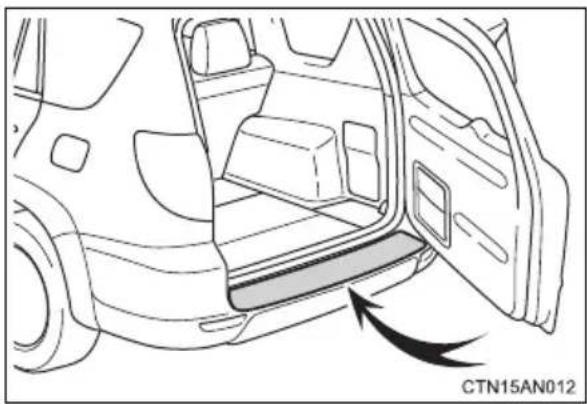 TOYOTA RAV4 EV (2013) - Rear step bumper - 1
