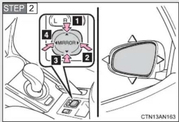 STEP 2 L R 1 4 MIRROR 3 2 CTN13AN163
