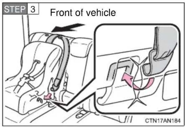 STEP 3 Front of vehicle CTN17AN184