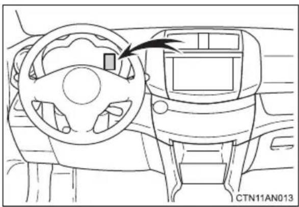 TOYOTA RAV4 EV (2013) - Warning message - 1