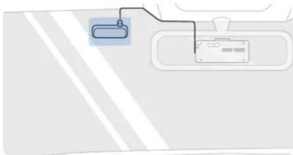 ALPINE DVR-C310R - Installing the external GPS receiver - 2