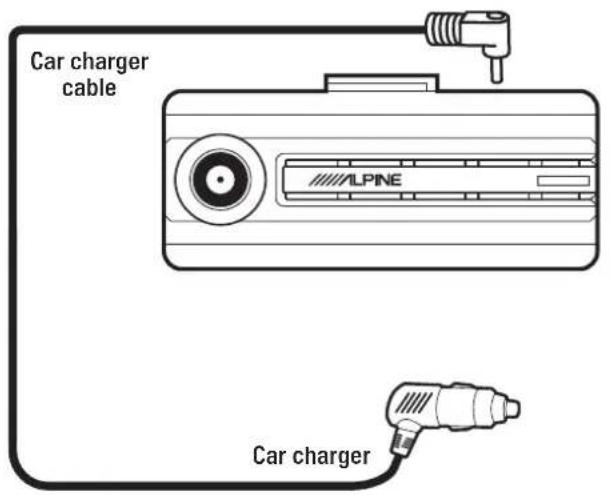 Car charger cable ALPINE Car charger