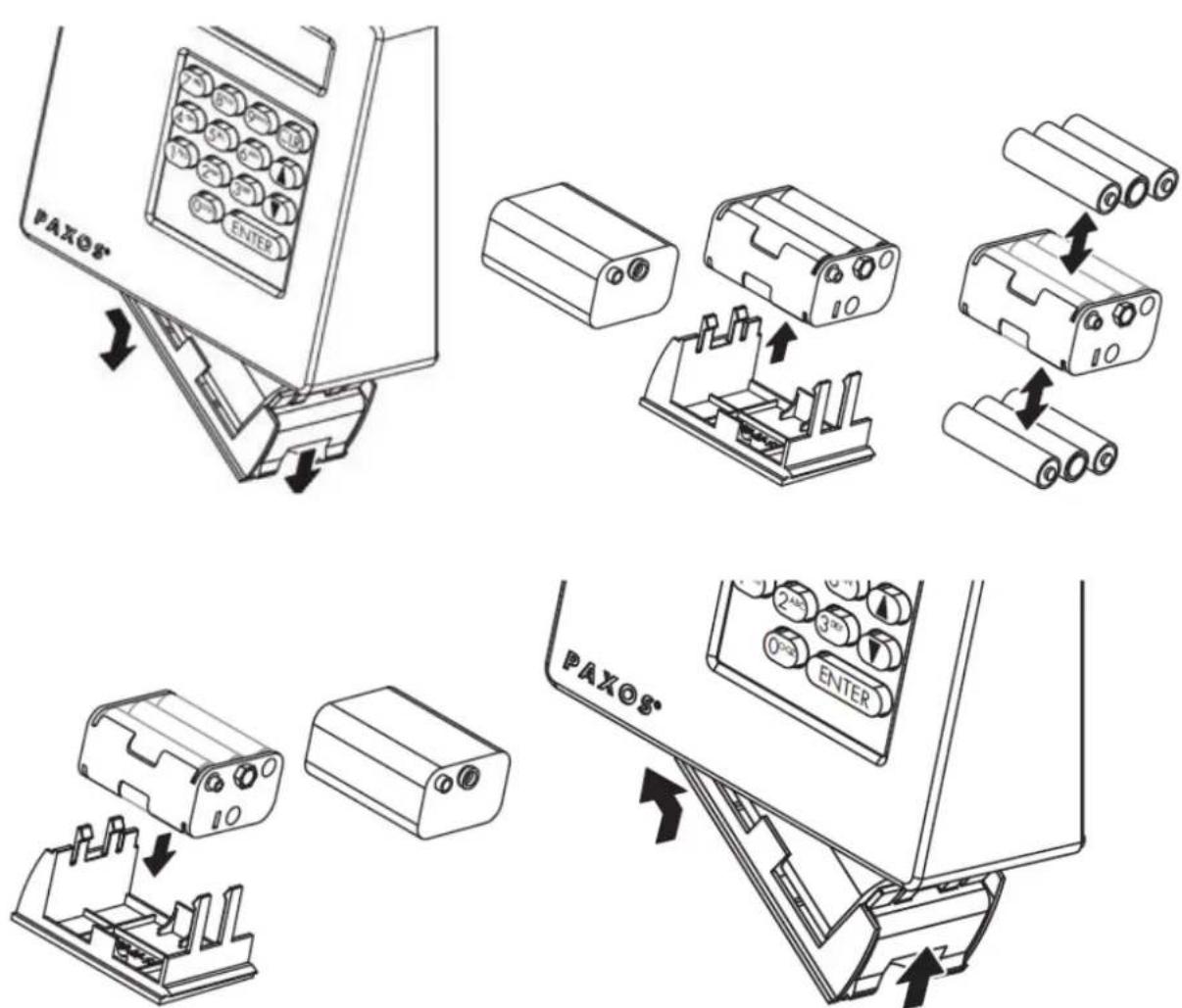 WALDIS Premium 1200 - Opening the battery case - 1
