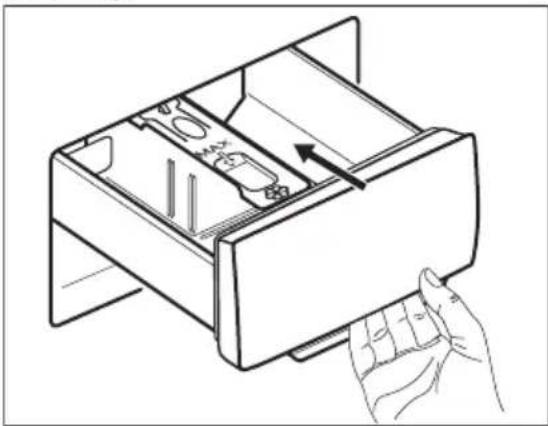 ZANUSSI ZWS7410WF - ÄNDERN DER POSITION DER WASCHMITTELTRENNWAND - 4