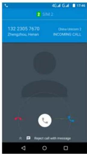 INFOCUS M808 - To answer a call - 1