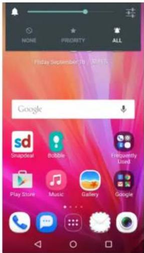 INFOCUS M808 - Basic Phone Settings Adjusting the volume - 1