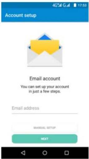 INFOCUS M808 - Setting up Email Account - 1