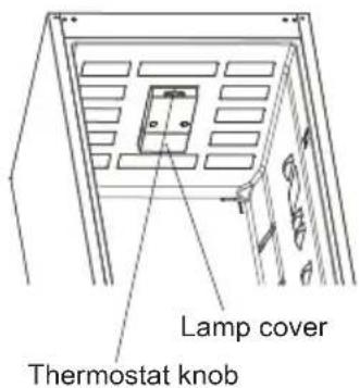 Lamp cover Thermostat knob