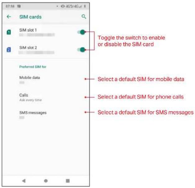 NEFFOS C9 Max - Dual SIM settings - 1