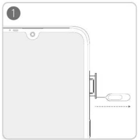 NEFFOS C9 Max - Insert Nano SIM cards and microSD card (optional) - 1