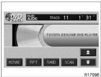 DVD PICKERS DVD AUDIO TRACK 11 1' 31" TOYOTA GENUINE DVD PLAYER. PICTURE RPT RAND SCAN R17096
