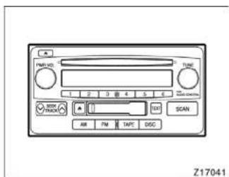PMT VD 1 2 3 4 5 6 TUBE SCAN ST AM FM TAFC DISC Z17041