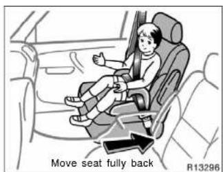Move seat fully back R13296